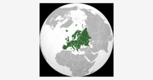 Globe centered on Europe representing masLabor Iberia launch in Spain